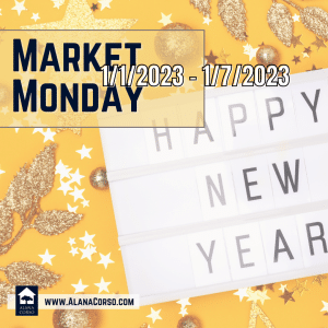 Market Monday statistics for 1/1/23-1/7/23